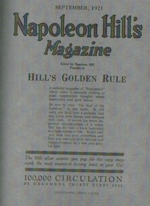 Napoleon Hill Golden Rule Magazine