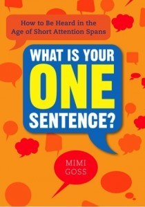 one sentence